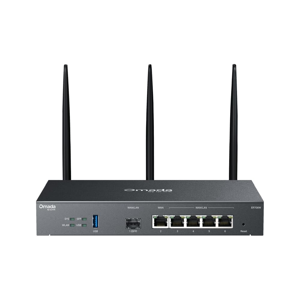 TP-Link ER706W - Omada AX3000 Wi-Fi 6 Gigabit VPN Router, image 1 of 5