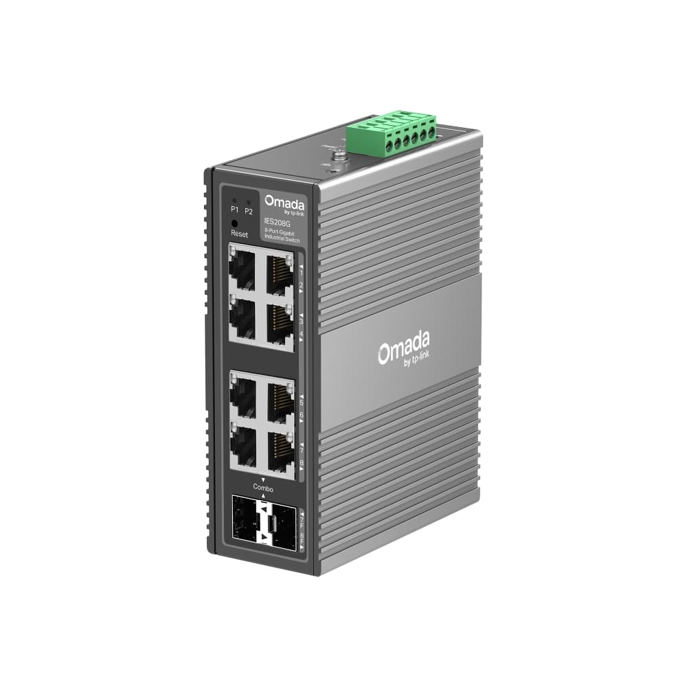 TP-Link IES208G - Omada 8-Port Gigabit Industrial Easy Managed Switch, image 1 of 5